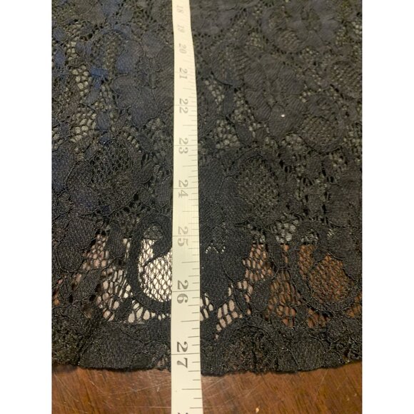 Soteer M Lace Y2K Grunge Whimsigoth Sheer Top Blouse Black - Picture 7 of 7